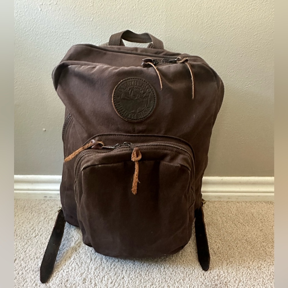 Duluth Pack canvas standard laptop backpack